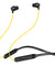 pTron Tangent Duo Bluetooth 5.2 Wireless in-Ear Earphones with Mic,Magnetic Earbuds (Yellow/Black)