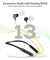pTron Tangent Duo Bluetooth 5.2 Wireless in-Ear Earphones with Mic,Magnetic Earbuds (Yellow/Black)