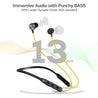 pTron Tangent Duo Bluetooth 5.2 Wireless in-Ear Earphones with Mic,Magnetic Earbuds (Yellow/Black)