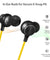 pTron Tangent Duo Bluetooth 5.2 Wireless in-Ear Earphones with Mic,Magnetic Earbuds (Yellow/Black)