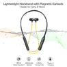 pTron Tangent Duo Bluetooth 5.2 Wireless in-Ear Earphones with Mic,Magnetic Earbuds (Yellow/Black)