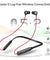 pTron Tangent Duo Bluetooth 5.2 Wireless in-Ear Earphones with Mic,Magnetic Earbuds (Red/Black)