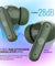 pTron Zenbuds 1 ANC Earbuds with Quad Mic TruTalk ENC Calls (Green)