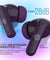 pTron Zenbuds 1 ANC Earbuds with Quad Mic TruTalk ENC Calls (Purple)