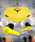 pTron Bassbuds B91 Plus TWS Earbuds with 38ms Gaming Low Latency, AI-ENC Stereo Calls, 45Hrs Playtime, Dual HD Mic, In-Ear Bluetooth 5.3 Headphones, Fast Type-C Charging & IPX5 (Yellow)
