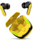 pTron Bassbuds B91 TWS Earbuds with 38ms Gaming Low Latency, AI-ENC Stereo Calls, 40Hrs Playtime, Dual HD Mic, In-Ear Bluetooth 5.3 Headphones, Fast Type-C Charging & IPX5 (Yellow)