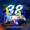 pTron Bassbuds B91 TWS Earbuds with 38ms Gaming Low Latency, AI-ENC Stereo Calls, 40Hrs Playtime, Dual HD Mic, In-Ear Bluetooth 5.3 Headphones, Fast Type-C Charging & IPX5 (Yellow)