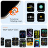 pTron Reflect MaxPro 2.01 inch Square Dial Smartwatch, Full Touch Display, Bluetooth Calling, Functional Crown, 600 NITS, 100+ Watch Faces, HR, SpO2, 5 Days Battery Life & IP68 (Pink)