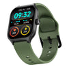 pTron Reflect MaxPro 2.01 inch Square Dial Smartwatch, Full Touch Display, Bluetooth Calling, Functional Crown, 600 NITS, 100+ Watch Faces, HR, SpO2, 5 Days Battery Life & IP68 (Green)