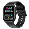 pTron Reflect MaxPro 2.01 inch Square Dial Smartwatch, Full Touch Display, Bluetooth Calling, Functional Crown, 600 NITS, 100+ Watch Faces, HR, SpO2, 5 Days Battery Life & IP68 (Black)