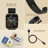 pTron Reflect Classic 2.01 inch Square Dial Smartwatch, Bluetooth Calling, Full Touch Display, 600 NITS, Metal Frame, 100+ Watch Faces, HR, SpO2, Voice Assist, 5 Days Battery Life (Gold)