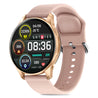 pTron Reflect Flash 1.32 inch Round Dial Smartwatch, Bluetooth Calling, Full Touch Display, 600 NITS, Metal Frame, 100+ Watch Faces, HR, SpO2, Voice Assist & 5 Days Battery Life (Pink)