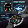pTron Reflect Flash 1.32 inch Round Smartwatch, Bluetooth Calling, Full Touch Display, 600 NITS, Metal Frame, 100+ Watch Faces, HR, SpO2, Voice Assist & 5 Days Battery Life (Black)