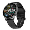 pTron Reflect Flash 1.32 inch Round Smartwatch, Bluetooth Calling, Full Touch Display, 600 NITS, Metal Frame, 100+ Watch Faces, HR, SpO2, Voice Assist & 5 Days Battery Life (Black)