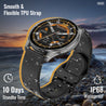 pTron Reflect Flash 1.32 inch Round Smartwatch, Bluetooth Calling, Full Touch Display, 600 NITS, Metal Frame, 100+ Watch Faces, HR, SpO2, Voice Assist & 5 Days Battery Life (Black)