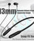 pTron Tangent Flex Bluetooth 5.3 Wireless In-Ear Headphone with Mic,Wireless Neckband (Black)