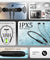 pTron Tangent Flex Bluetooth 5.3 Wireless In-Ear Headphone with Mic,Wireless Neckband (Black)
