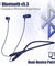 pTron Tangent Flex Bluetooth 5.3 Wireless In-Ear Headphone with Mic,Wireless Neckband (Blue)