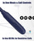 pTron Tangent Flex Bluetooth 5.3 Wireless In-Ear Headphone with Mic,Wireless Neckband (Blue)