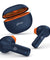 pTron Bassbuds NX in Ear TWS Earbuds, TruTalk AI-ENC Calls, 32Hrs Playtime, 13mm Drivers, Bluetooth 5.3 Wireless Headphone, Voice Assistant, Type-C Fast Charging & IPX5 Water Resistant (Blue)