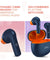 pTron Bassbuds NX in Ear TWS Earbuds, TruTalk AI-ENC Calls, 32Hrs Playtime, 13mm Drivers, Bluetooth 5.3 Wireless Headphone, Voice Assistant, Type-C Fast Charging & IPX5 Water Resistant (Blue)