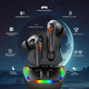 pTron Bassbuds Turbo TWS In-Ear Earbuds with 40ms Hyper Gaming Low Latency, 3D AudioScape, TruTalk AI-ENC Calls, Thunder Bass, 45Hrs Playtime, Ultra HD Mic, BT 5.3, Type-C Fast Charging & IPX5 (Black)