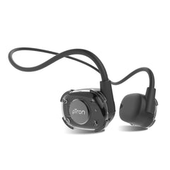 pTron Tangent Impulse Open-Ear Wireless Headphones with Mic (Black)