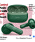 pTron  Zenbuds X1 Quad Mic TWS Earbuds, TruTalk ENC Calls (Green)