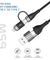 pTron Solero 4 in 1 Fast Charging USB Cabled(1M Black)