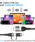 pTron Solero 4 in 1 Fast Charging USB Cabled(1M Black)