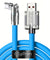 pTron Solero 60W USB to Type-C Fast Charging Cable, 180 Degree Rotating (1M, Blue)