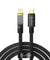 pTron Solero 30W Type-C to 8 Pin USB Fast Charging Nylon Braided Cable (1M, Black)