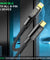 pTron Solero 30W Type-C to 8 Pin USB Fast Charging Nylon Braided Cable (1M, Black)