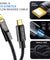 pTron Solero 30W Type-C to 8 Pin USB Fast Charging Nylon Braided Cable (1M, Black)