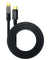 pTron Solero 30W Type-C to 8 Pin USB Fast Charging Nylon Braided Cable (1M, Black)