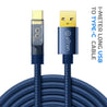 pTron Solero 65W USB to Type-C Super Fast Charging USB Cable (1M,Blue)