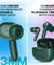 pTron Bassbuds Duo Pro TWS Earbuds with HD Mic (Green)
