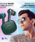 pTron Bassbuds Duo Pro TWS Earbuds with HD Mic (Green)