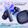 pTron Bassbuds Air In-Ear TWS Earbuds with 13mm Driver for Immersive Sound, 32Hrs Playtime, Clear Calls, Bluetooth V5.1, Touch Control, TypeC Fast Charging, Voice Assist & IPX4 Water Resistant (Bold Blue)