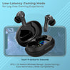 pTron Basspods P481 Pro Active Noise Cancellation (ANC) in-Ear TWS Earbuds, Transparency Mode, Deep Bass, Touch Control, Bluetooth 5.1 Headphones with Mic, Type C Fast Charge & IPX4 (Midnight Black)