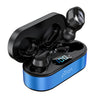 pTron Bassbuds Plus in-Ear TWS Earbuds with HD Mic, Bluetooth 5.0 Headphones, Stereo Sound, Clear Calls, 28Hrs Playback Time, Voice Assistant, IPX4 Water Resistant & Fast Charging (Electric Blue)