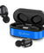 pTron Bassbuds Plus in-Ear TWS Earbuds with HD Mic, Bluetooth 5.0 Headphones, Stereo Sound, Clear Calls, 28Hrs Playback Time, Voice Assistant, IPX4 Water Resistant & Fast Charging (Electric Blue)