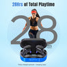 pTron Bassbuds Plus in-Ear TWS Earbuds with HD Mic, Bluetooth 5.0 Headphones, Stereo Sound, Clear Calls, 28Hrs Playback Time, Voice Assistant, IPX4 Water Resistant & Fast Charging (Electric Blue)