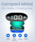 pTron Bassbuds Plus in-Ear TWS Earbuds with HD Mic, Bluetooth 5.0 Headphones, Stereo Sound, Clear Calls, 28Hrs Playback Time, Voice Assistant, IPX4 Water Resistant & Fast Charging (Electric Blue)