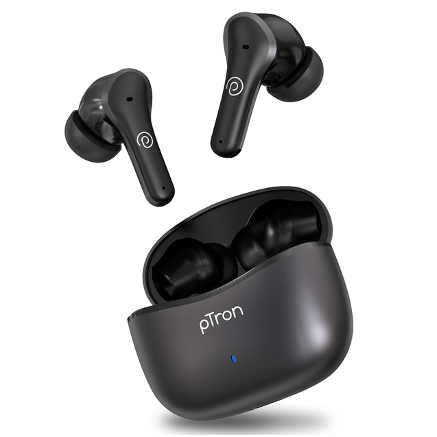 pTron Zenbuds Pro 1 Max TWS (Coal Black)