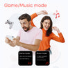 pTron PlayBuds 1 Pro in-Ear TWS Earbuds, Quad Mic Hybrid ENC Calls, 35ms Low Latency Gaming, 50Hrs Playtime, Bluetooth 5.3 Wireless Headphones with Mic, Type-C Fast Charging & IPX5 (Black Matt)