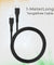pTron Solero T351 3.5Amps Fast Charging Type-C to Type-C PD Data & Charging USB Cable (Black)