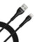 pTron Solero i241 USB-A to iOS Fast Charging Cable Compatible with iOS Phones (Round, 1M, Black)