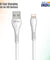 pTron Solero i241 USB-A to iOS Fast Charging Cable Compatible with iOS Phones (Round, 1M, White)