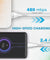 pTron Solero i241 USB-A to iOS Fast Charging Cable Compatible with iOS Phones (Round, 1M, White)